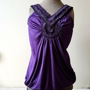 COPY - Maurices purple tank top
